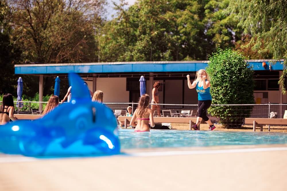 Zumba im Freibad Kirchhausen